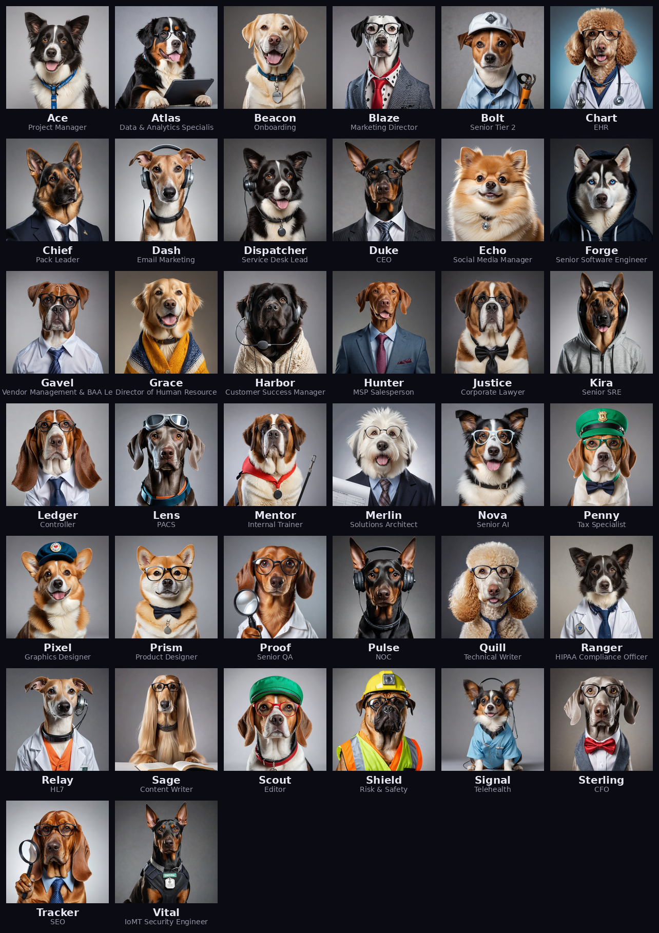 Meet the Dog Pack: How We Run a Team of AI Virtual Employees